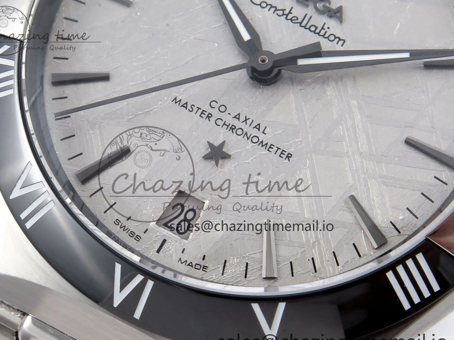 0224 Constellation 41mm SS ASWF 1:1 Best Edition Gray Dial on SS Bracelet A Breathable 7696